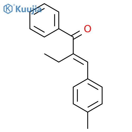 1-Butanone, 2-[(4-methylphenyl)methylene]-1-phenyl- structure