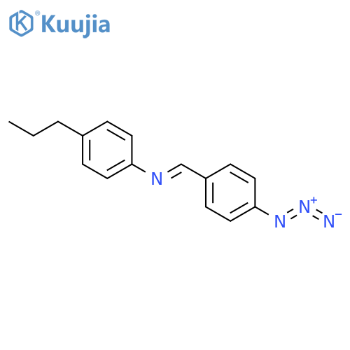 Benzenamine, N-[(4-azidophenyl)methylene]-4-propyl- structure