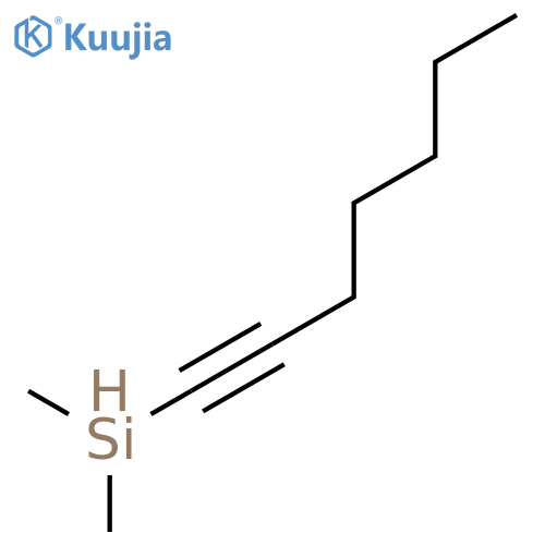 SILANE, 1-HEPTYNYLDIMETHYL- structure