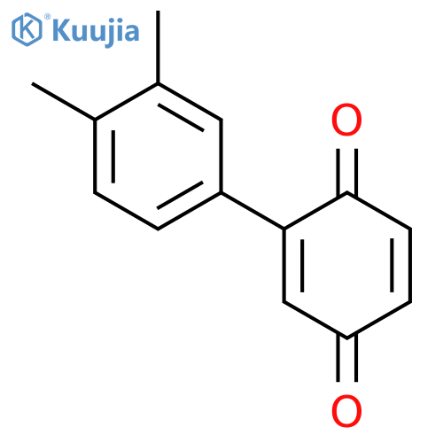 2-(3,4-dimethylphenyl)cyclohexa-2,5-diene-1,4-dione structure