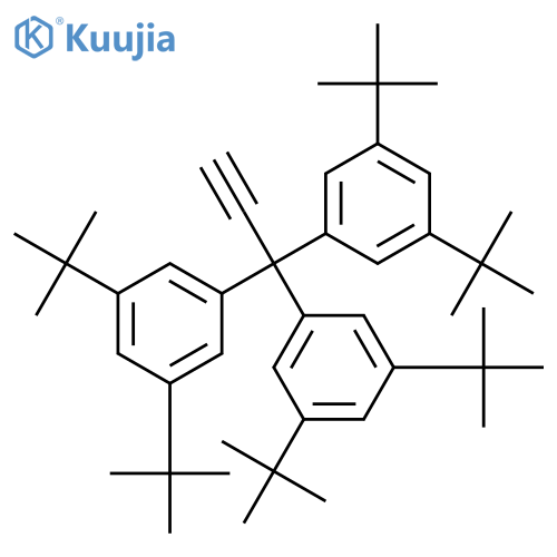 BENZENE, 1,1',1''-(2-PROPYNYLIDYNE)TRIS[3,5-BIS(1,1-DIMETHYLETHYL)- structure