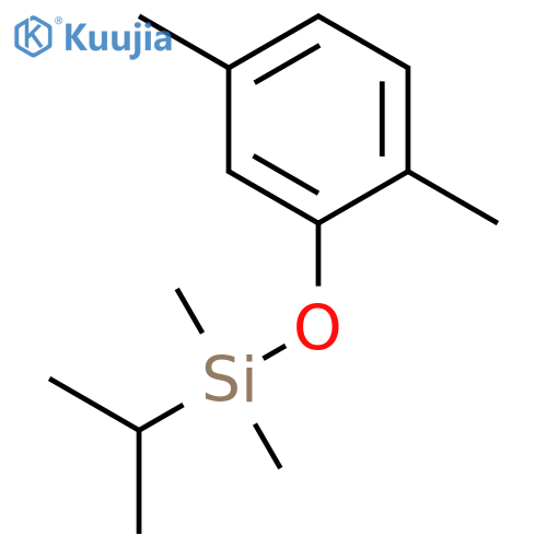 SILANE, (2,5-DIMETHYLPHENOXY)DIMETHYL(1-METHYLETHYL)- structure