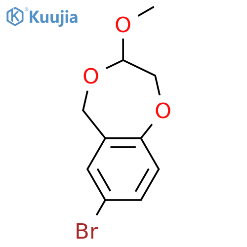 5H-1,4-BENZODIOXEPIN, 7-BROMO-2,3-DIHYDRO-3-METHOXY- structure
