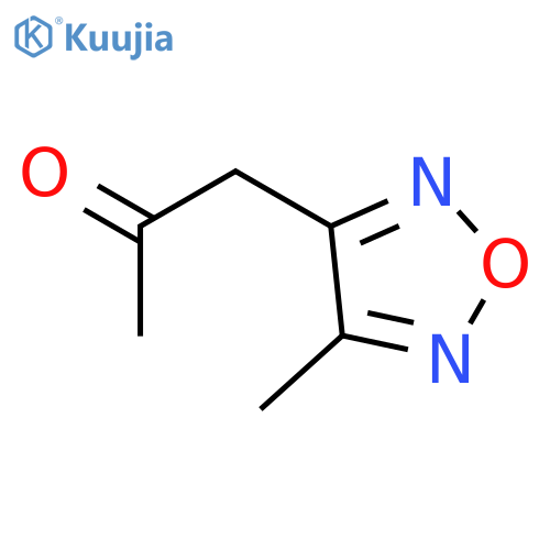 1-(4-methyl-1,2,5-oxadiazol-3-yl)propan-2-one structure