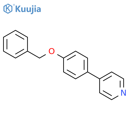 4-4-(benzyloxy)phenylpyridine structure