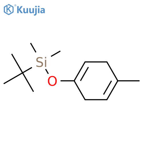 Silane,(1,1-dimethylethyl)dimethyl[(4-methyl-1,4-cyclohexadien-1-yl)oxy]- structure