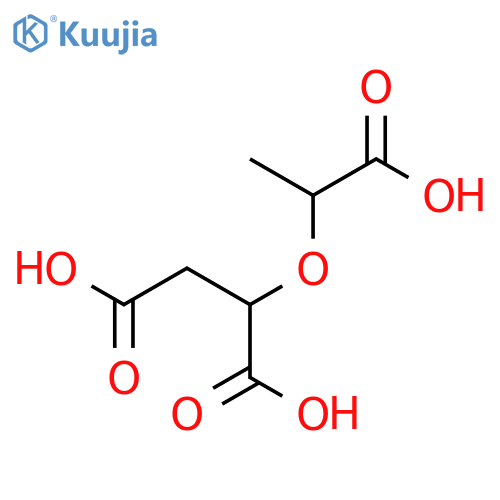 Butanedioic acid, (1-carboxyethoxy)- structure