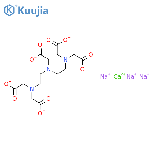 diethylenetriaminepentaacetic acid calcium trisodium salt structure