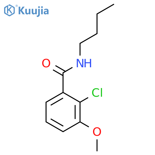 Benzamide, N-butyl-2-chloro-3-methoxy- structure