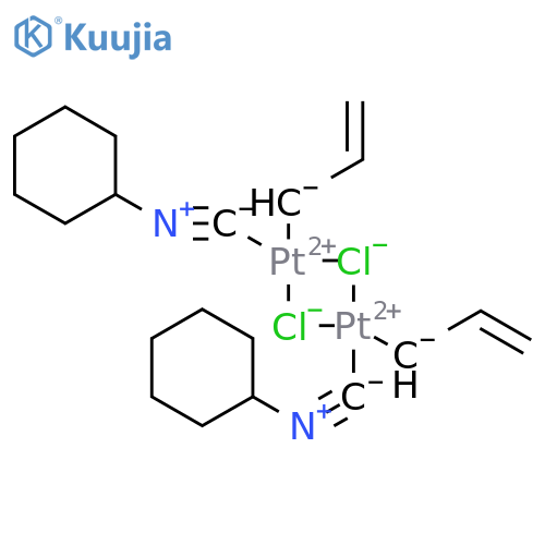 Platinum, di-μ-chlorobis(isocyanocyclohexane)di-2-propenyldi- (9CI) structure