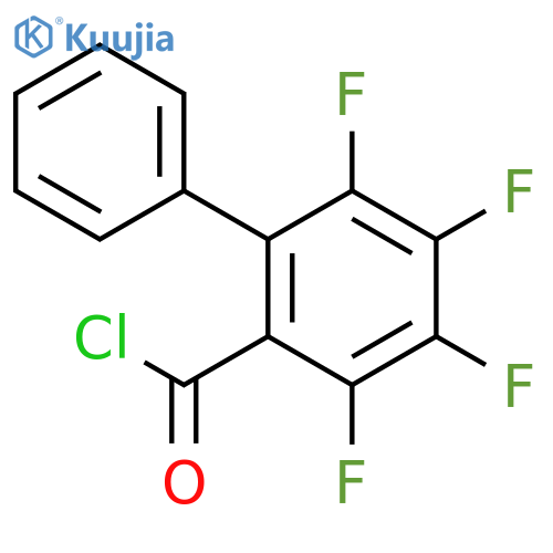 [1,1'-Biphenyl]-2-carbonyl chloride, 3,4,5,6-tetrafluoro- structure