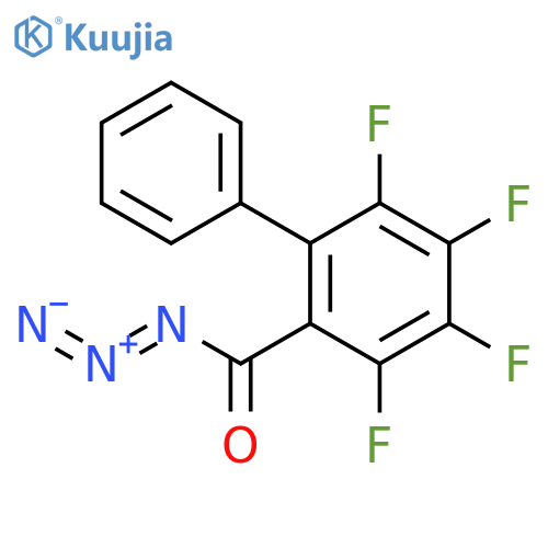 [1,1'-BIPHENYL]-2-CARBONYL AZIDE, 3,4,5,6-TETRAFLUORO- structure