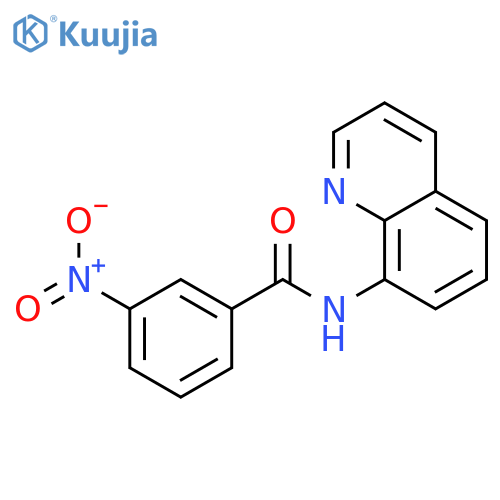 Benzamide, 3-nitro-N-8-quinolinyl- structure
