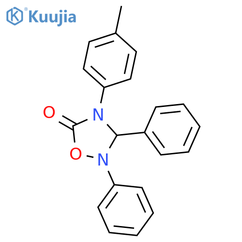 4-(4-methylphenyl)-2,3-diphenyl-1,2,4-oxadiazolidin-5-one structure