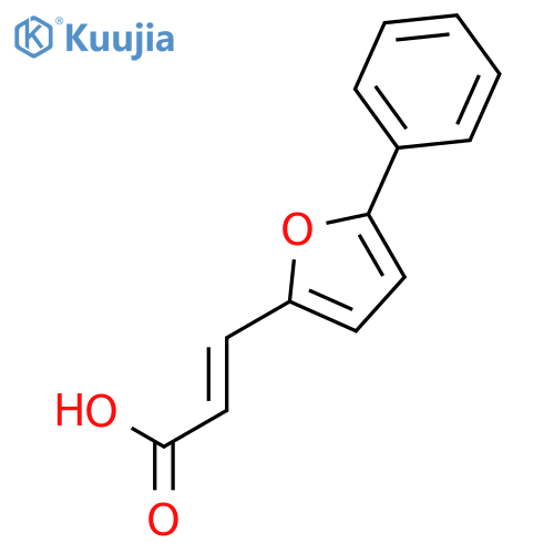 (E)-3-(5-phenylfuran-2-yl)acrylic Acid structure