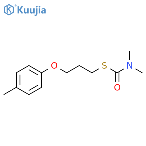 Carbamothioic acid, dimethyl-, S-[3-(4-methylphenoxy)propyl] ester structure