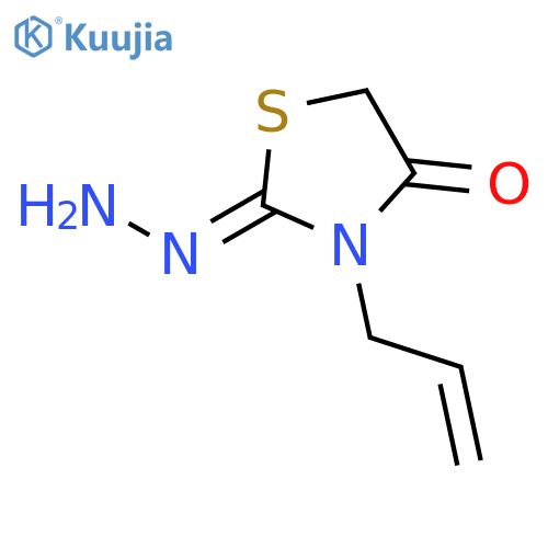 2-Hydrazinylidene-3-(prop-2-en-1-yl)-1,3-thiazolidin-4-one structure