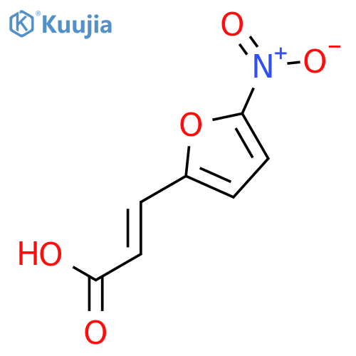 3-(5-Nitro-2-furyl)acrylic acid structure