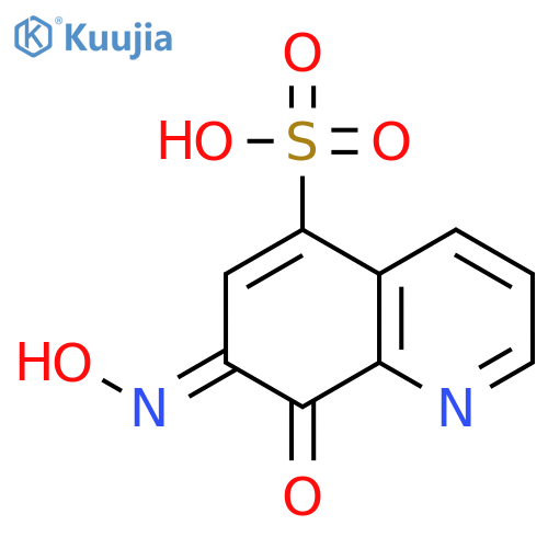 5-Quinolinesulfonic acid, 7,8-dihydro-7-(hydroxyimino)-8-oxo- structure
