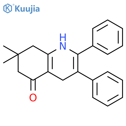 5(1H)-QUINOLINONE, 4,6,7,8-TETRAHYDRO-7,7-DIMETHYL-2,3-DIPHENYL- structure