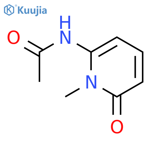 Acetamide, N-(1,6-dihydro-1-methyl-6-oxo-2-pyridinyl)- structure
