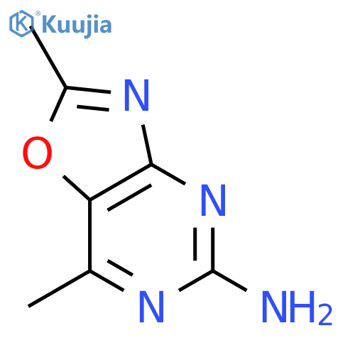 Oxazolo[4,5-d]pyrimidin-5-amine, 2,7-dimethyl- structure