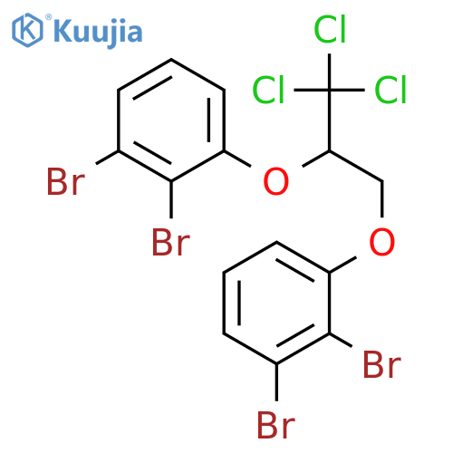Benzene, 1,1'-[[1-(trichloromethyl)-1,2-ethanediyl]bis(oxy)]bis[dibromo- structure