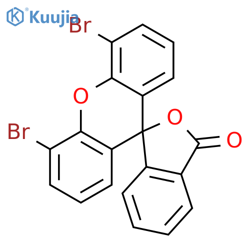 Spiro[isobenzofuran-1(3H),9'-[9H]xanthen]-3-one, 4',5'-dibromo- structure