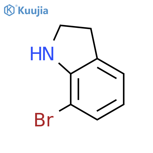 7-bromo-2,3-dihydro-1H-indole structure