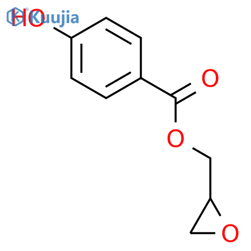 Benzoic acid, 4-hydroxy-, oxiranylmethyl ester structure