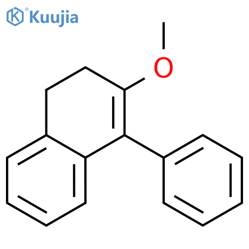 Naphthalene, 1,2-dihydro-3-methoxy-4-phenyl- structure
