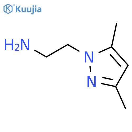 2-(3,5-dimethyl-1H-pyrazol-1-yl)ethan-1-amine structure