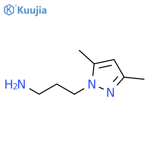3-(3,5-Dimethyl-1h-pyrazol-1-yl)propan-1-amine structure