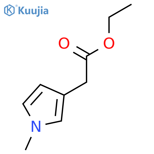 1-methyl-1H-Pyrrole-3-acetic acid ethyl ester structure
