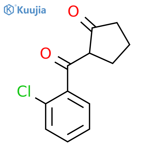 CYCLOPENTANONE, 2-(2-CHLOROBENZOYL)- structure