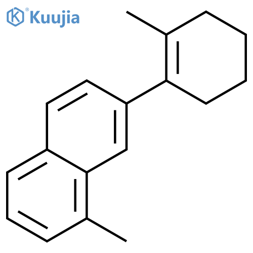 NAPHTHALENE, 1-METHYL-7-(2-METHYL-1-CYCLOHEXEN-1-YL)- structure