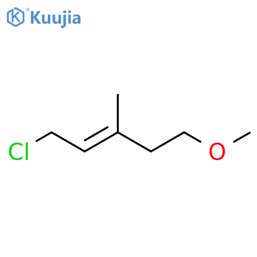 2-Pentene, 1-chloro-5-methoxy-3-methyl-, (E)- structure