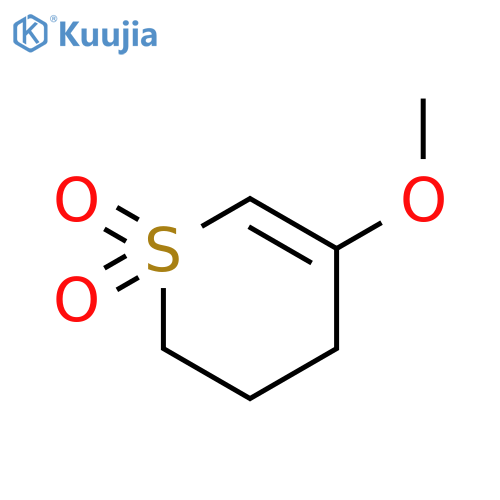 2H-THIOPYRAN, 3,4-DIHYDRO-5-METHOXY-, 1,1-DIOXIDE structure