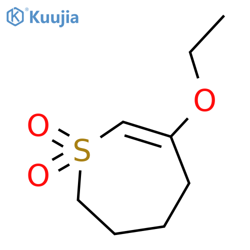 Thiepin, 6-ethoxy-2,3,4,5-tetrahydro-, 1,1-dioxide structure
