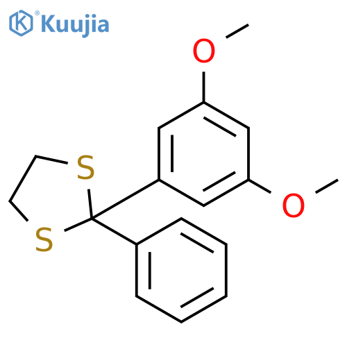 1,3-DITHIOLANE, 2-(3,5-DIMETHOXYPHENYL)-2-PHENYL- structure
