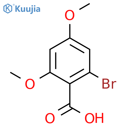 Benzoic acid, 2-bromo-4,6-dimethoxy- structure