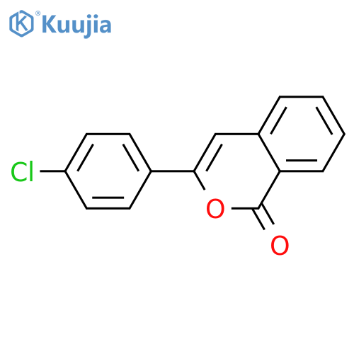 1H-2-Benzopyran-1-one, 3-(4-chlorophenyl)- structure