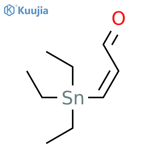 2-Propenal, 3-(triethylstannyl)-, (2Z)- structure