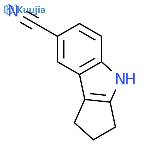 1,2,3,4-Tetrahydrocyclopenta[b]indole-7-carbonitrile structure