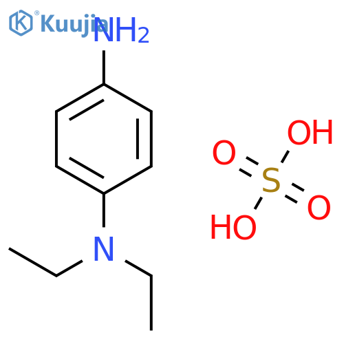 4-Amino-N,N-diethylaniline sulfate structure