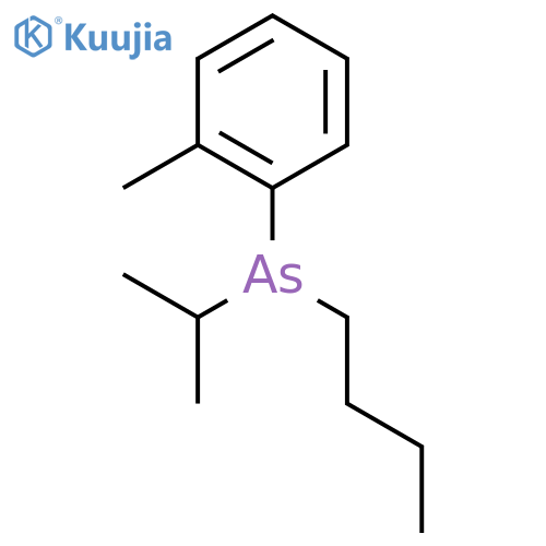 Arsine, butyl(1-methylethyl)(2-methylphenyl)- structure