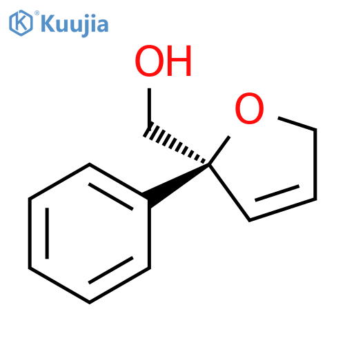 2-Furanmethanol, 2,5-dihydro-2-phenyl-, (2S)- structure