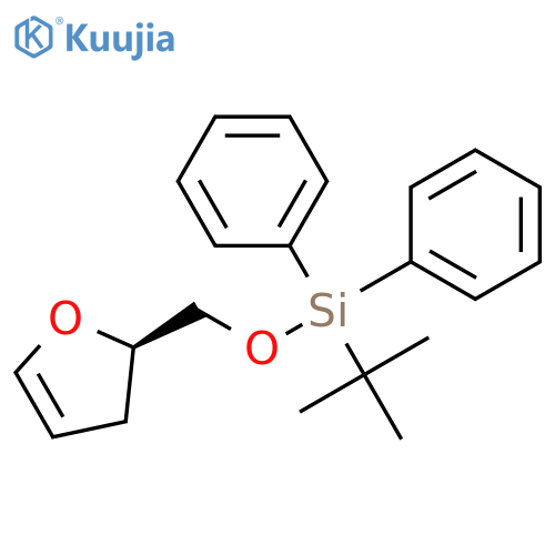 Silane, [[(2R)-2,3-dihydro-2-furanyl]methoxy](1,1-dimethylethyl)diphenyl- structure