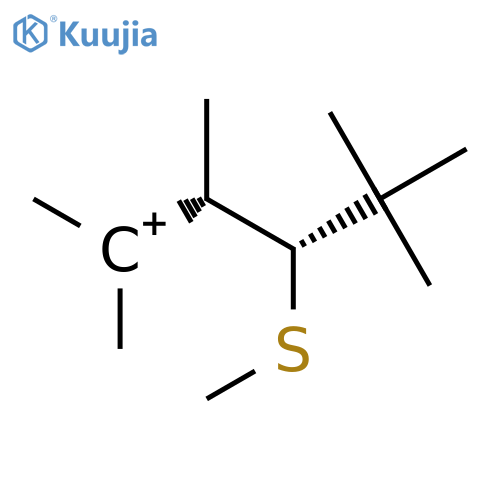 PENTYLIUM, 1,1,2,4,4-PENTAMETHYL-3-(METHYLTHIO)-, (2S,3R)- structure