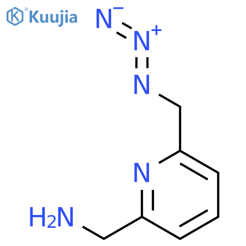 2-Pyridinemethanamine, 6-(azidomethyl)- structure